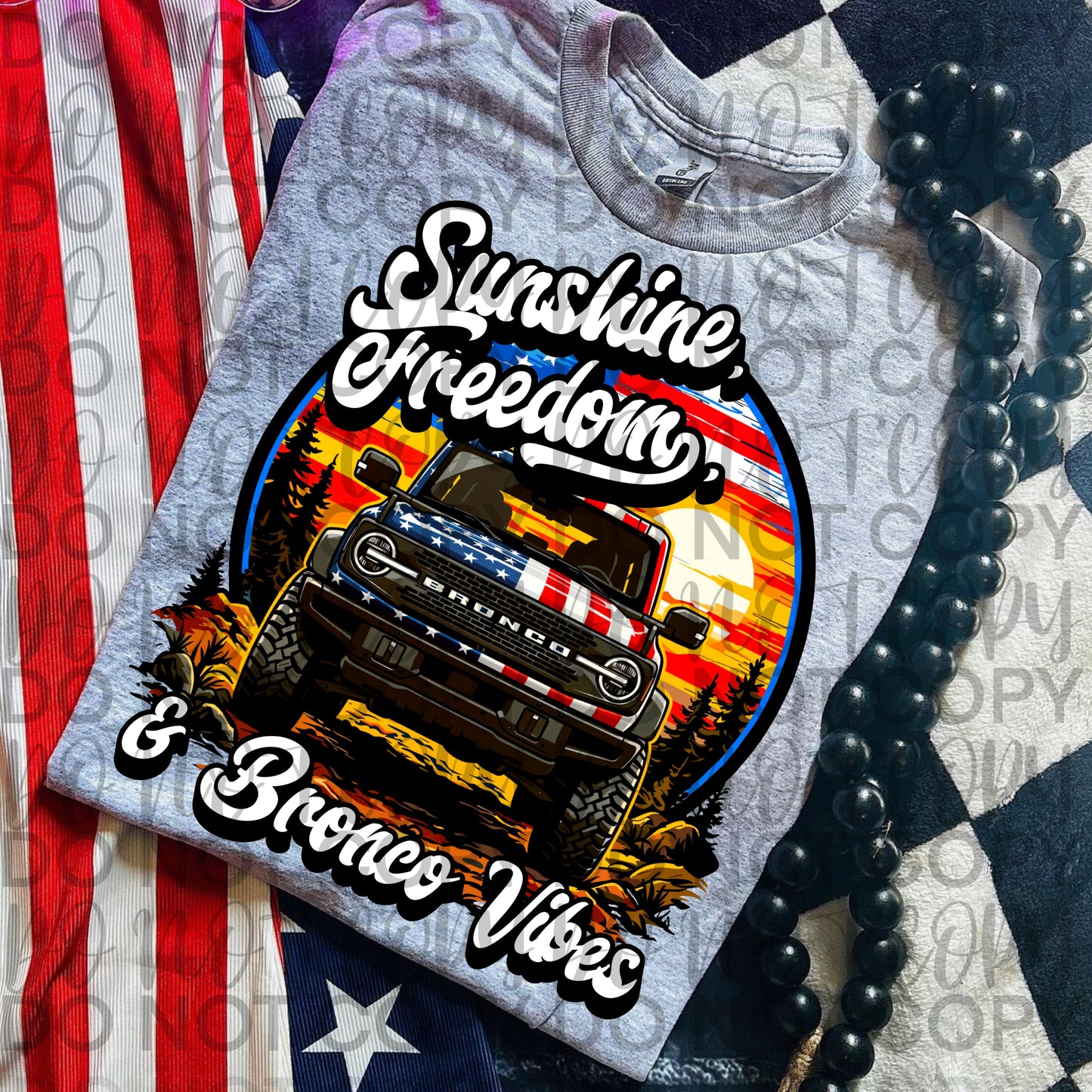 Sunshine, Freedom Forest Bronco design