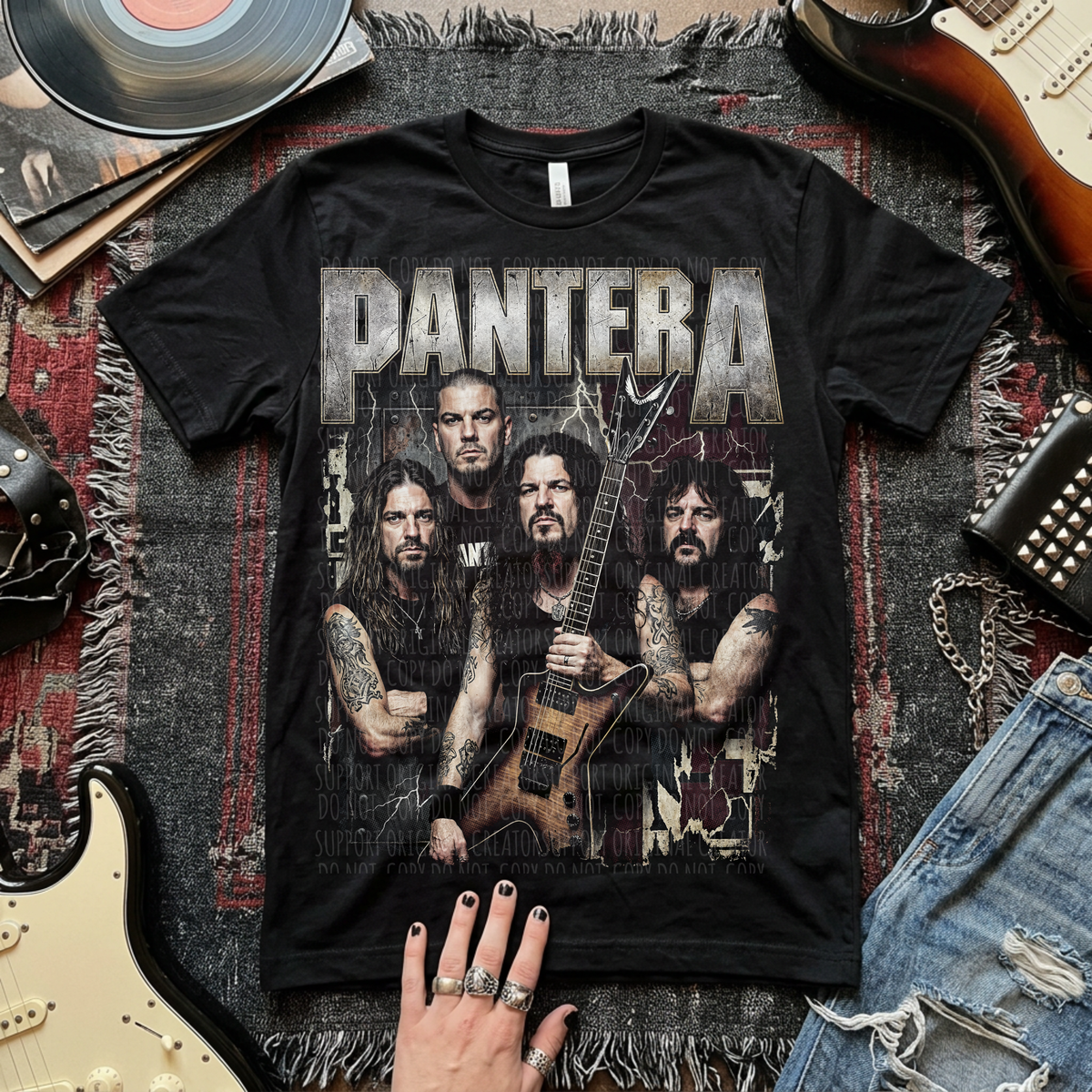DARK TEES ONLY! HALFTONE PaNtErA