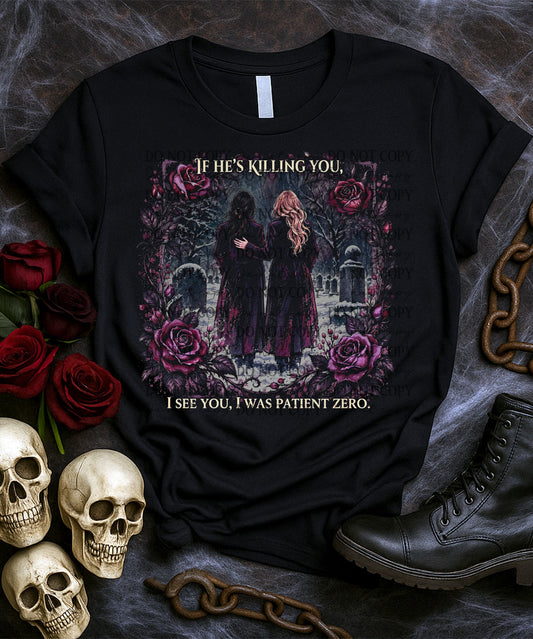 DARK TEES ONLY! HALFTONE TS If he is killing you