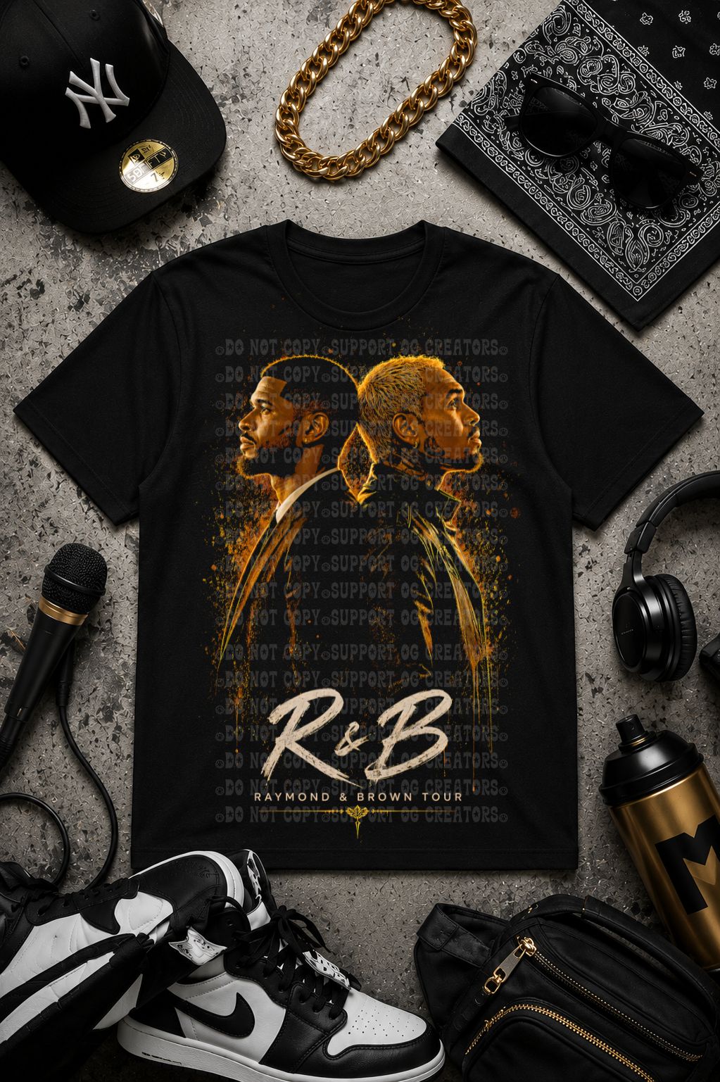 R&B Color- Dark tees only!