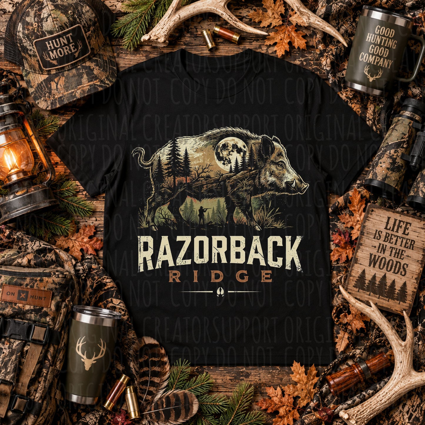 Dark tees only! Razorback Ridge
