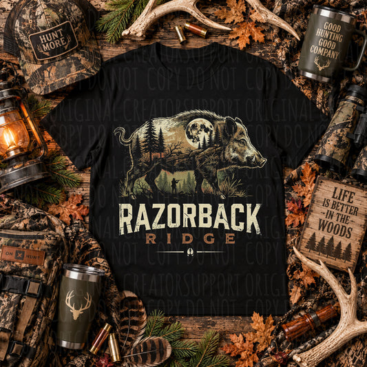Dark tees only! Razorback Ridge
