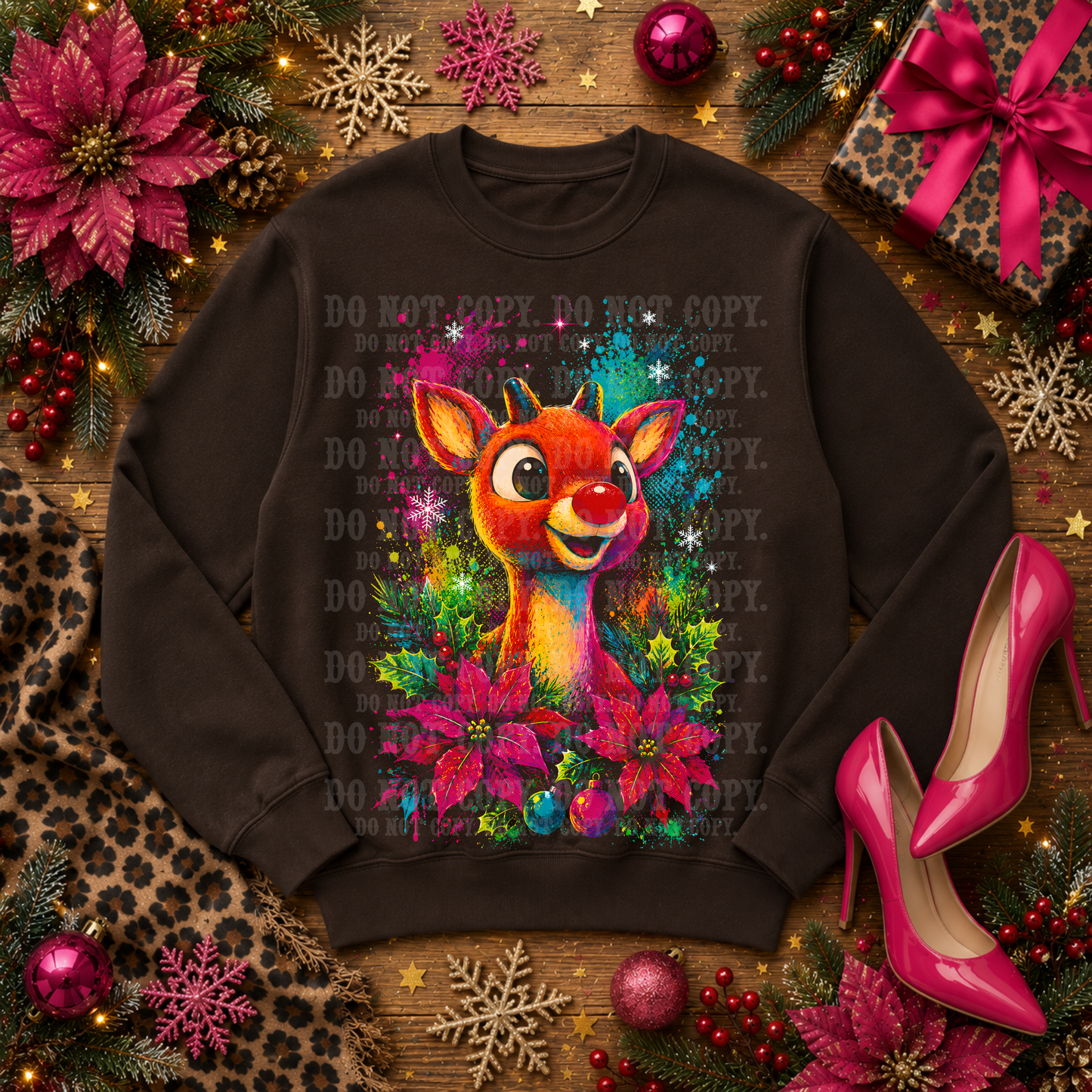 Holiday Halftones - Rudolph Solo