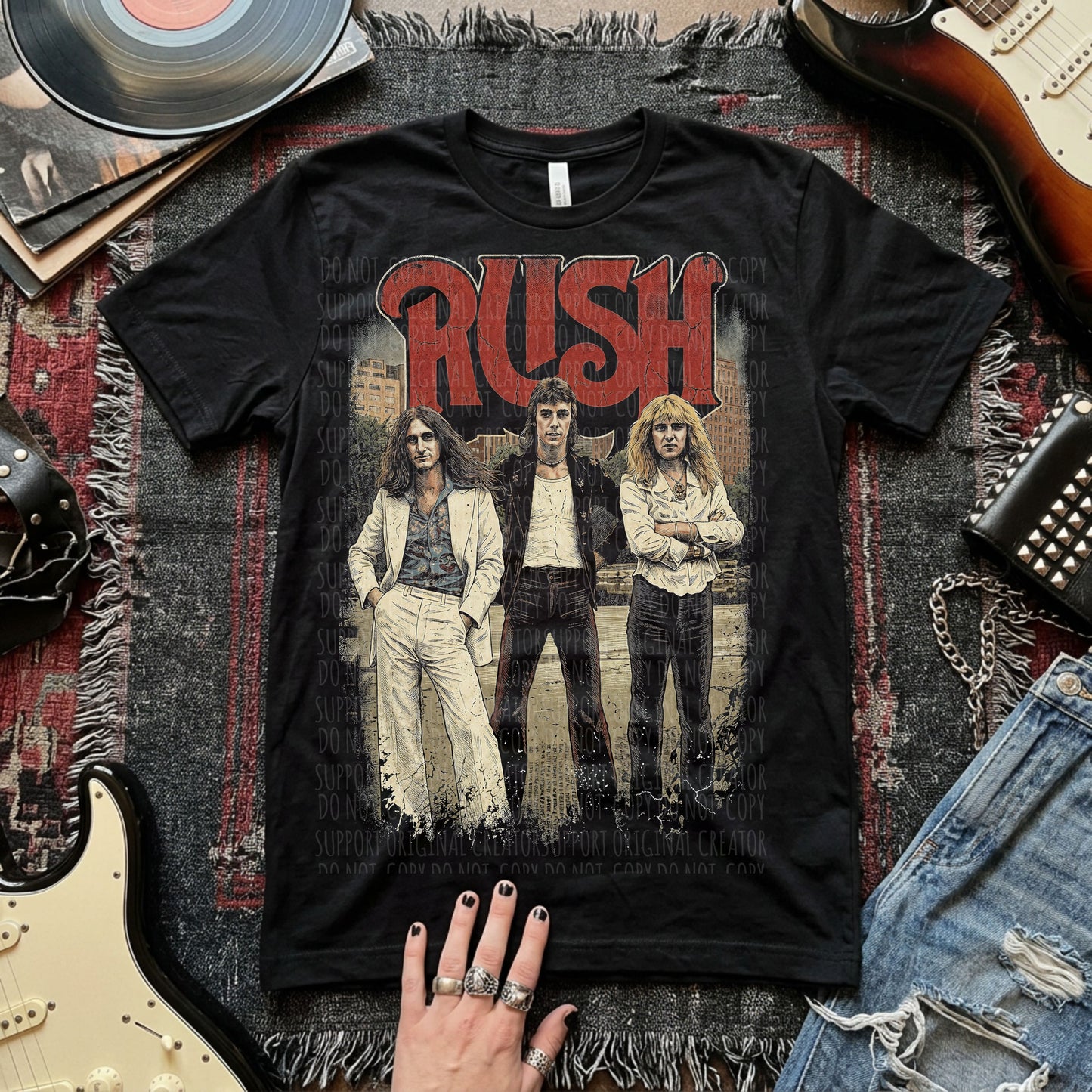 Vintage Rush - dark tees only