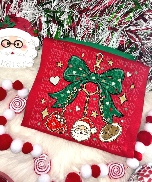 Santa keychain