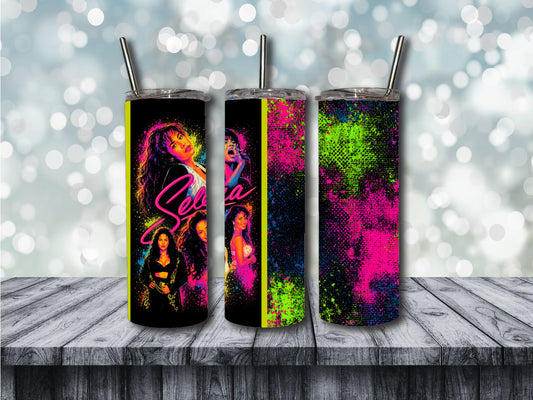 NEON COLLAGE SQ- TUMBLER