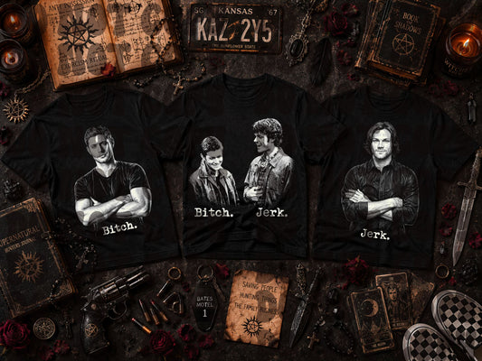 Supernatural brothers set- Dark tees only