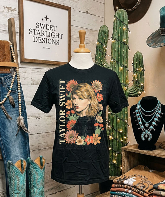 Floral TS-dark tees only