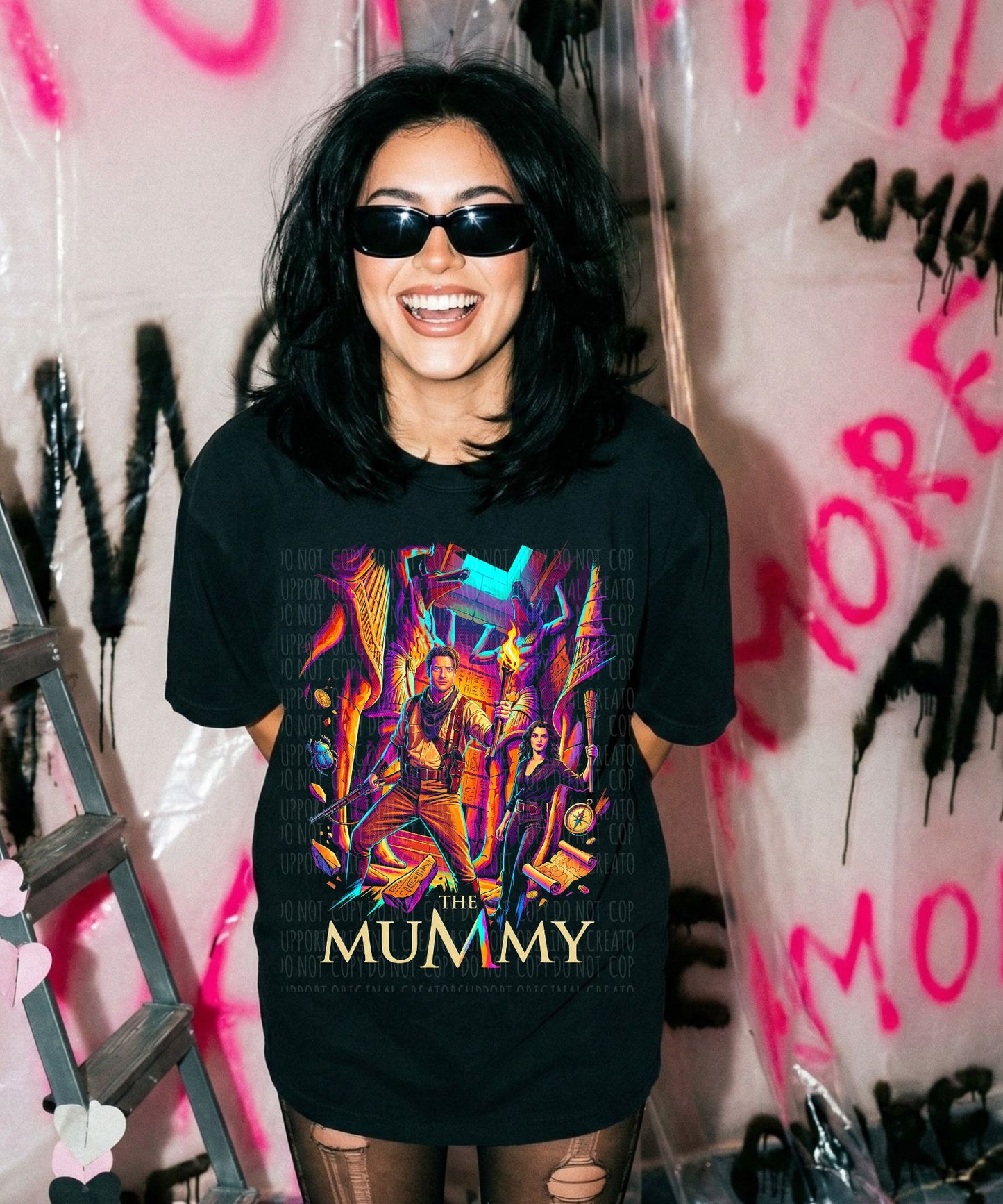 Dark tees only! Halftone Mummy