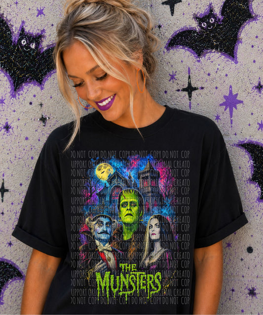 Dark tees only! Halftone Munster