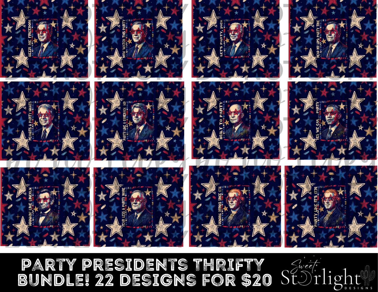 Party Presidents Thrifty Tumbler Bundle