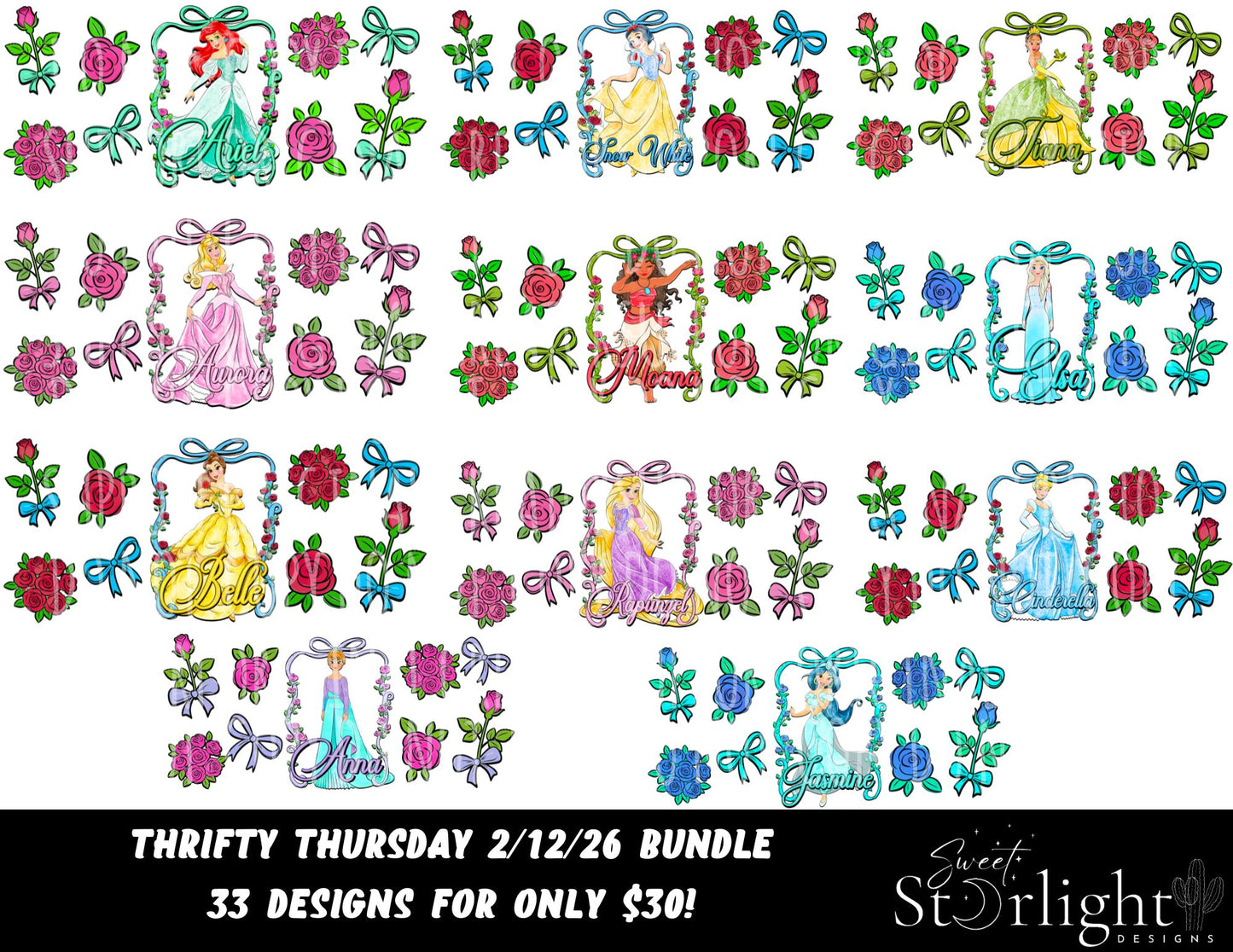 2/12 Princess Bundle Deal