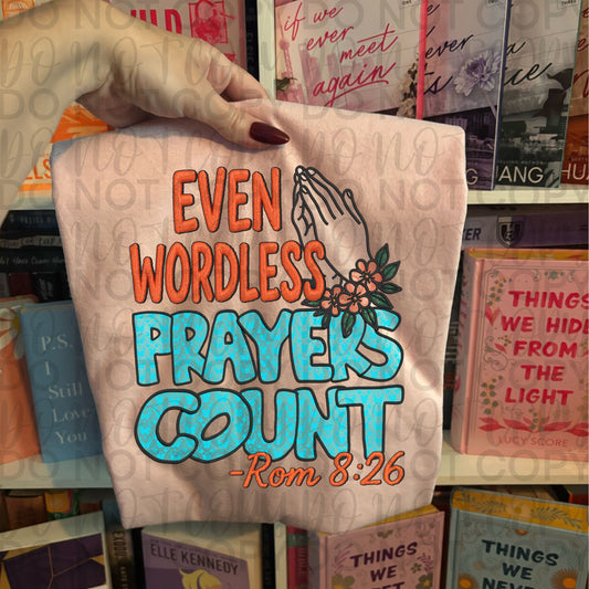 Even Wordless Prayers Count