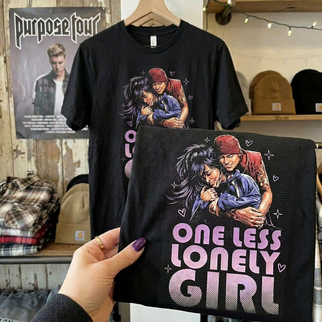 One Less Lonely Girl Knockout-Dark tees only