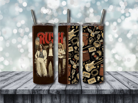 Vintage Rush tumbler