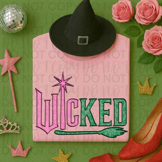 Wicked with Wand and Broom