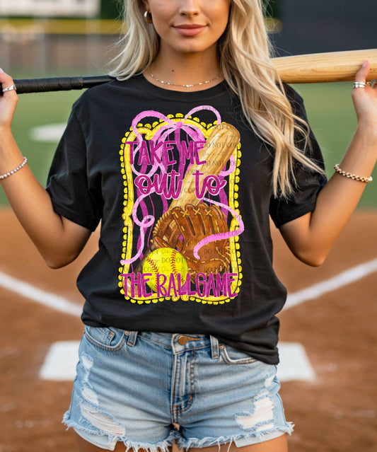 Take me out to the ballgame softball