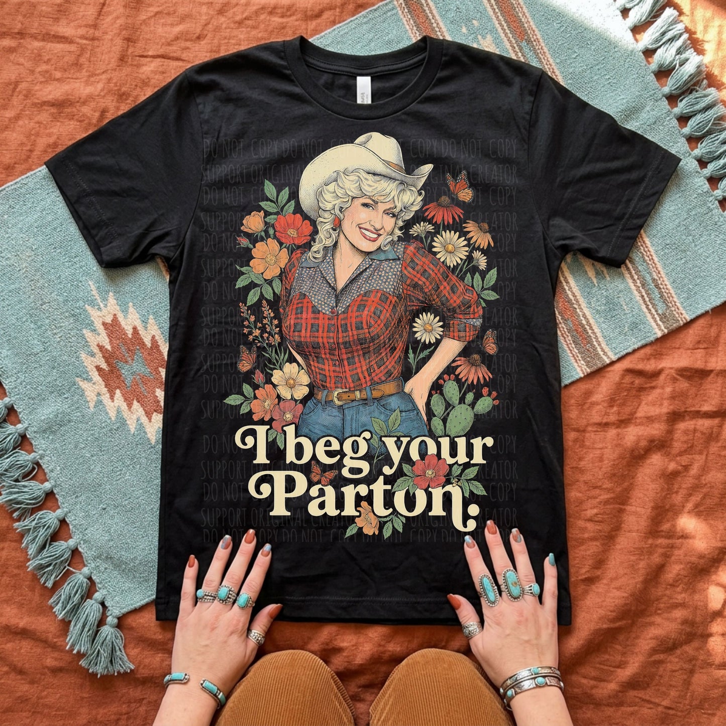 Dark tees only! Halftone DP Beg your Parton