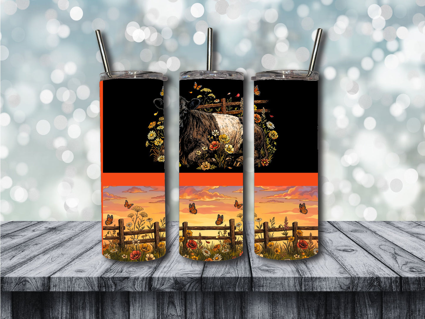 Belted  cow tumbler