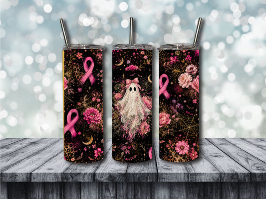 Breast Cancer Ghost tumbler