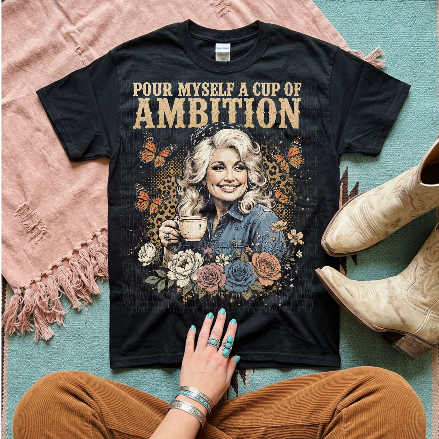 Dark tees only! Halftone DP Cup of ambition
