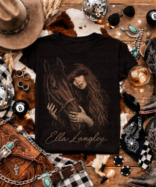 EL HORSE COLOR- DARK TEES ONLY