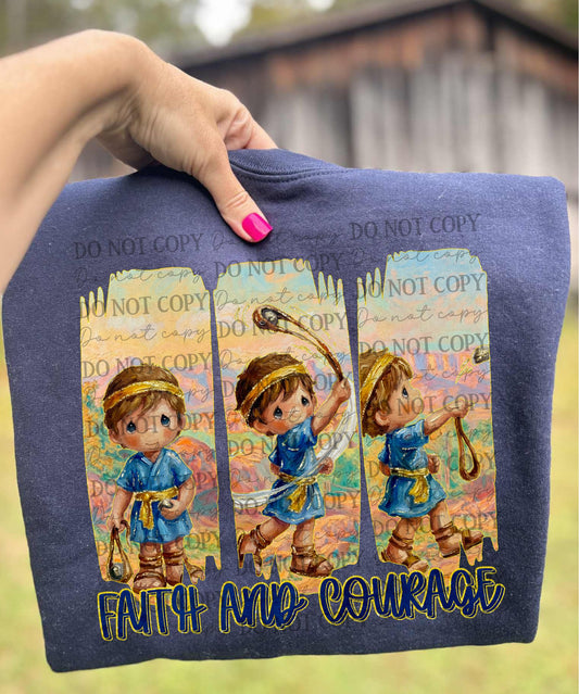 Faith and Courage- 2 options