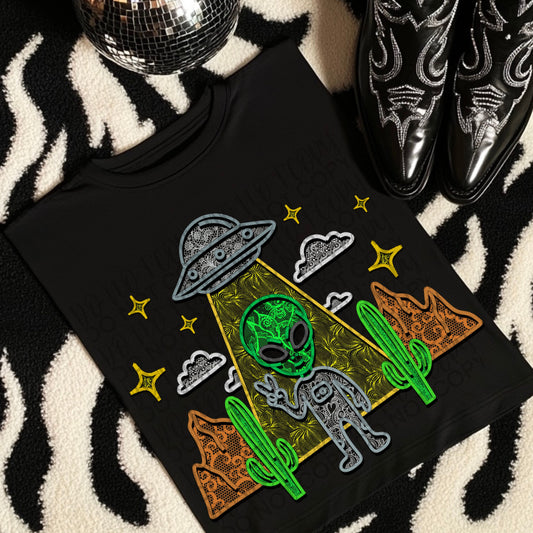 Faux Lace Alien