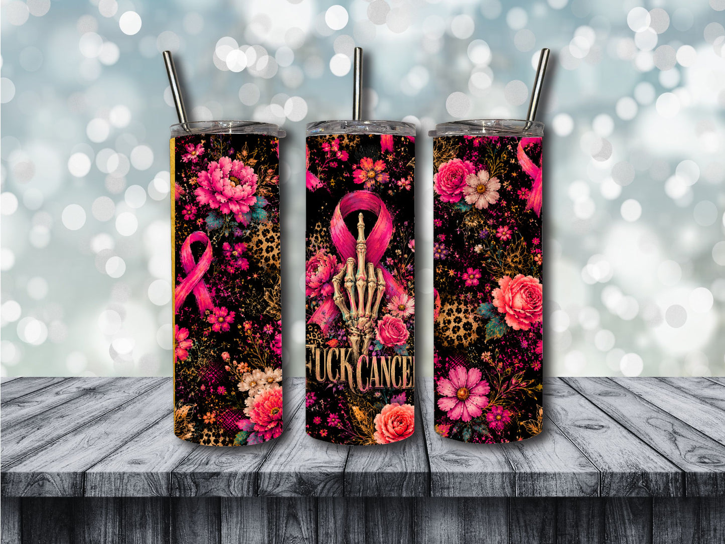 Fuck Cancer Tumbler