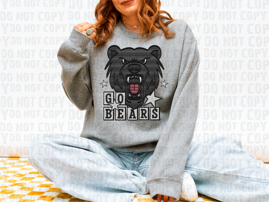 Go Bears Black