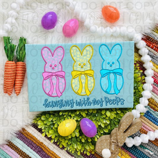 Hanging with my Peeps Faux lace