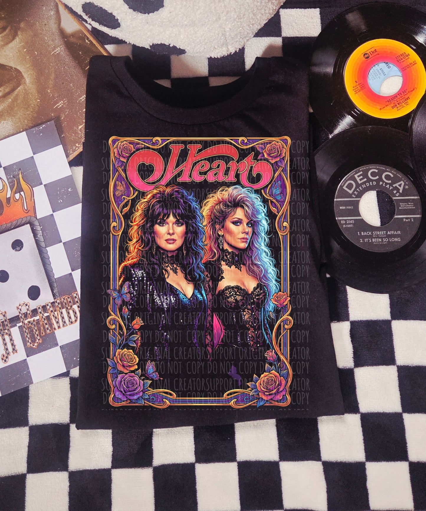 Heart- dark tees only