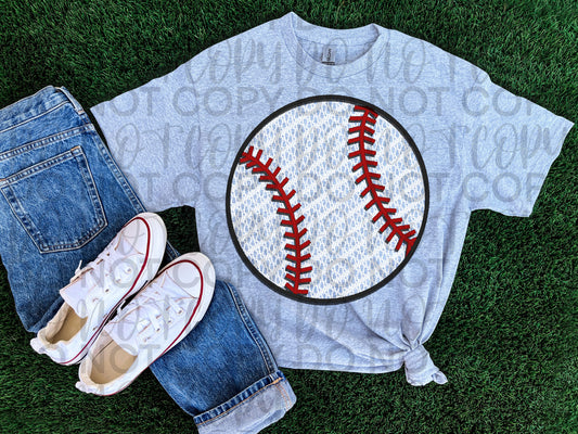 Lace baseball