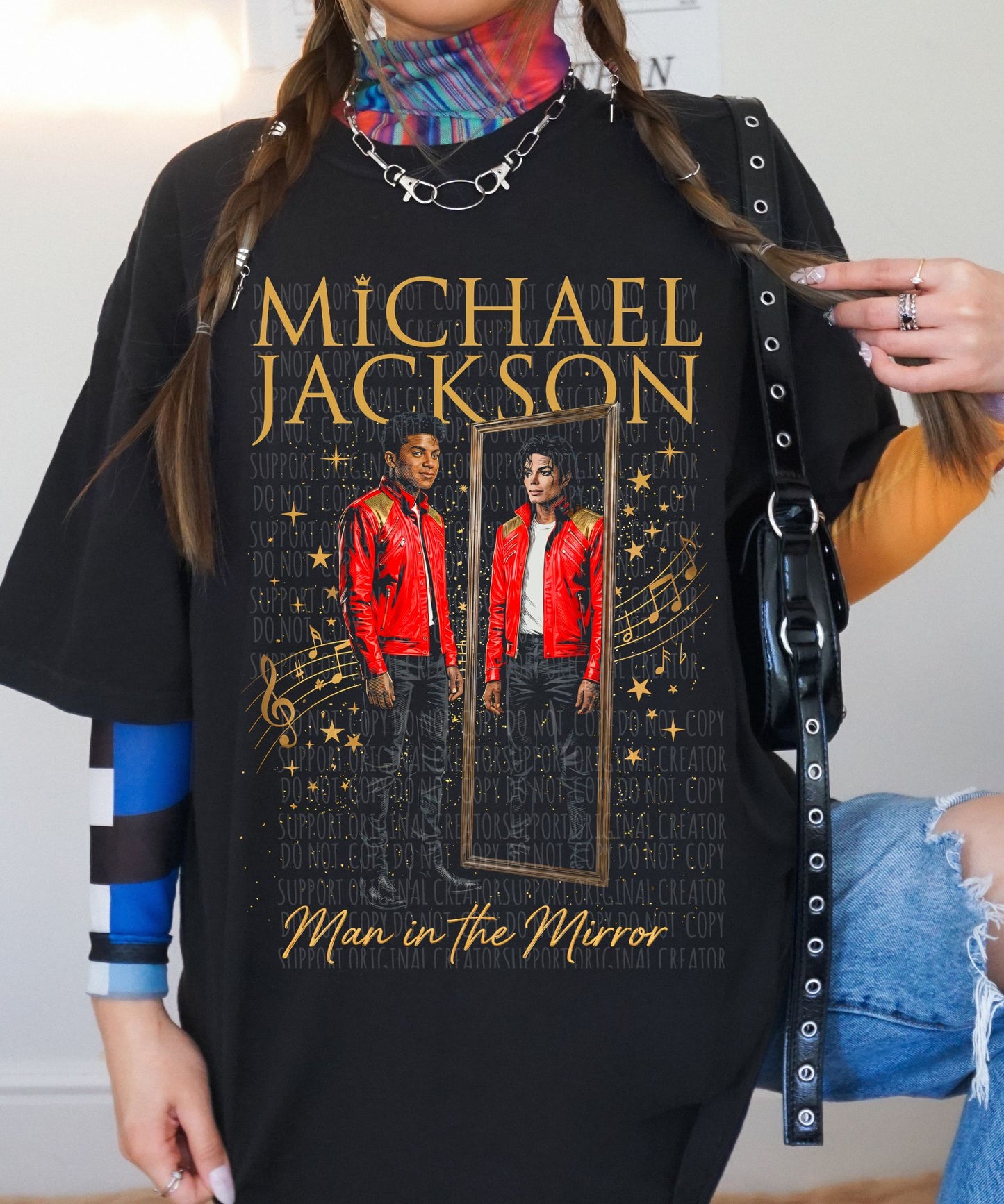 MAN IN THE MIRROR DARK TEES ONLY