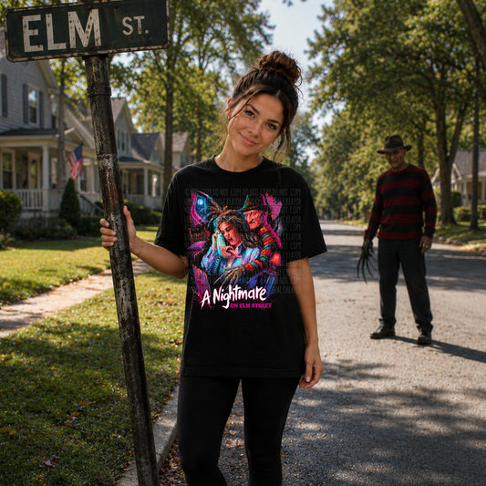 Dark tees only! Halftone Nightmare