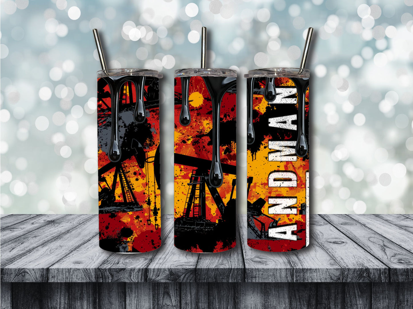 Oil drip Landman tumbler