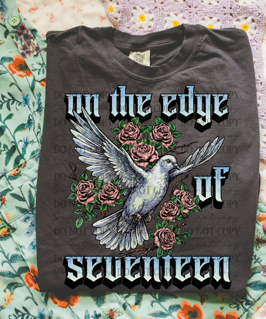 on the edge of 17