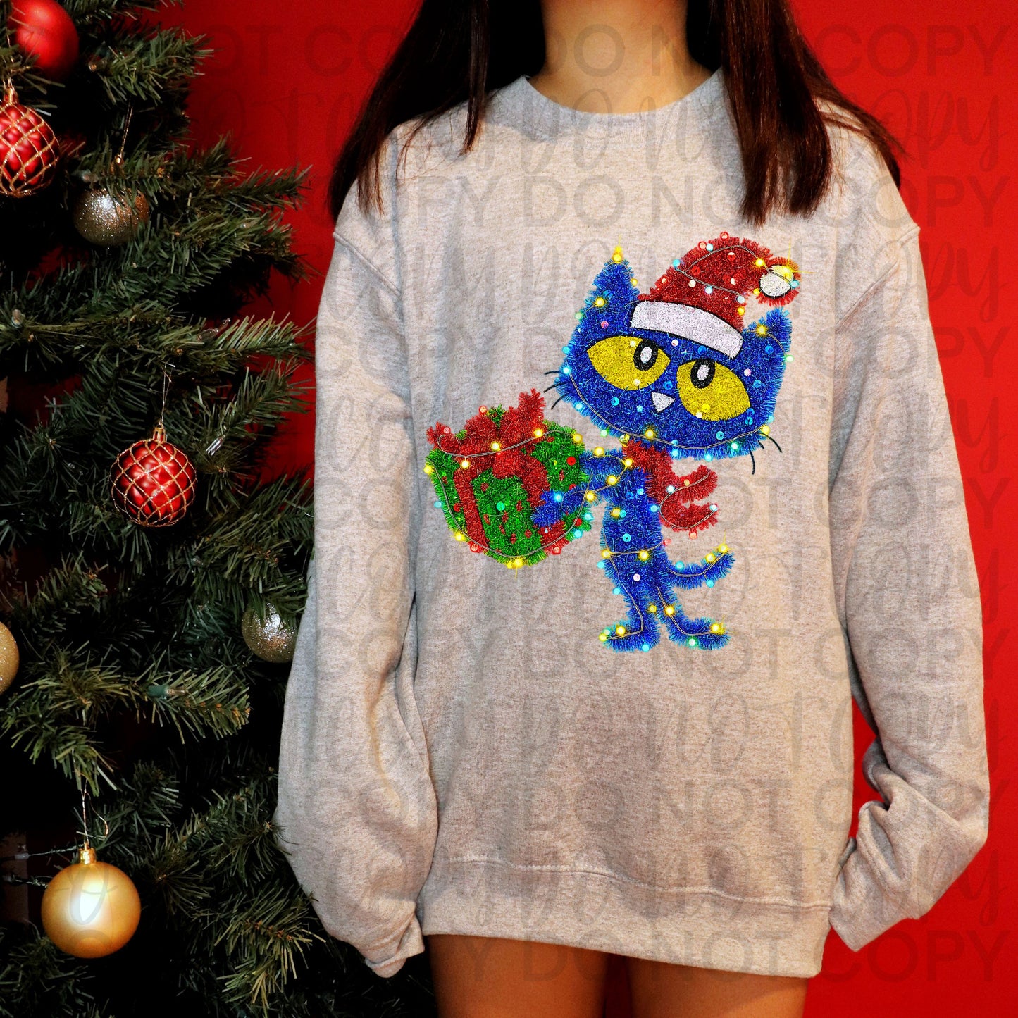 Tinsel Pete Blue Cat