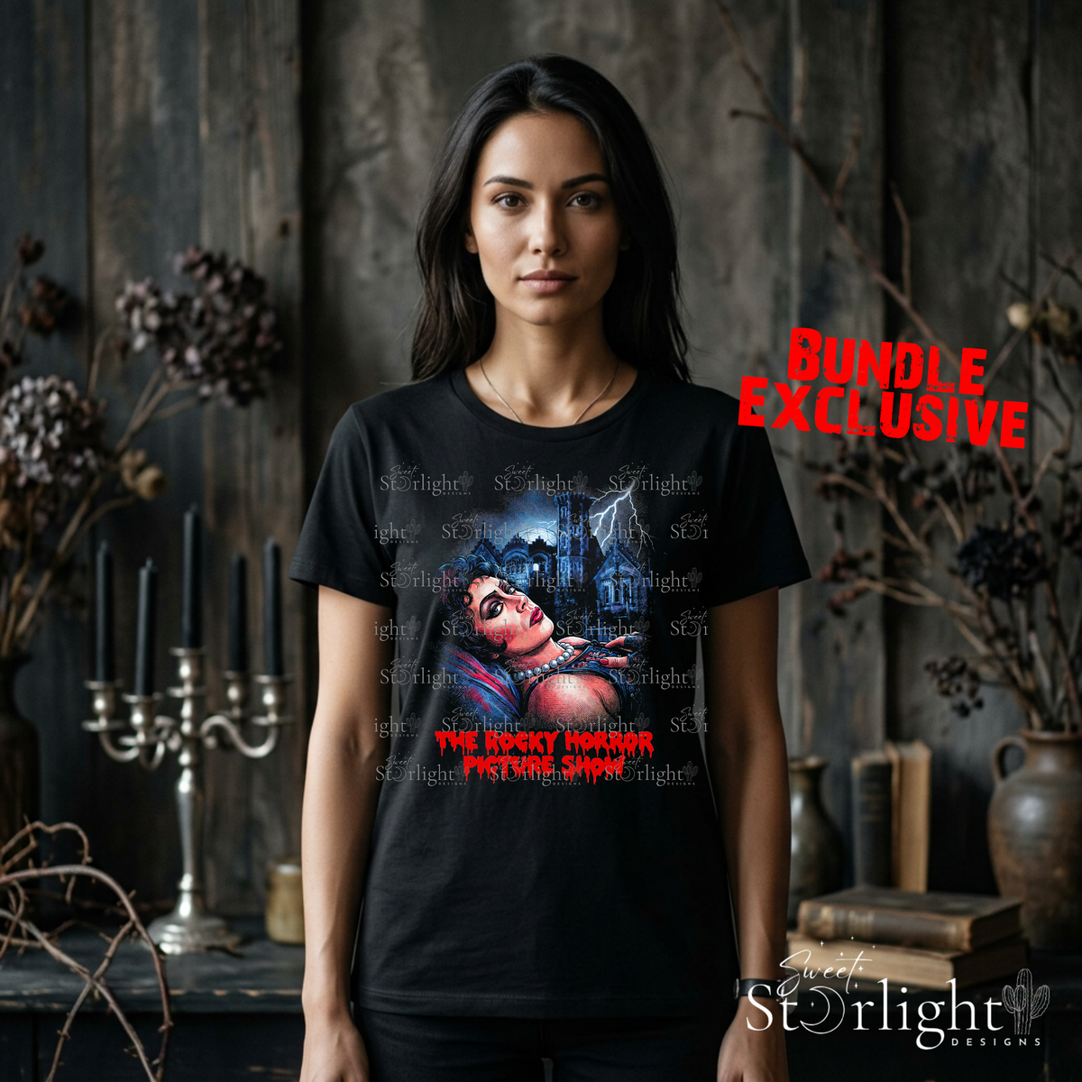Spooky Movies Knockout Tee Design Bundle