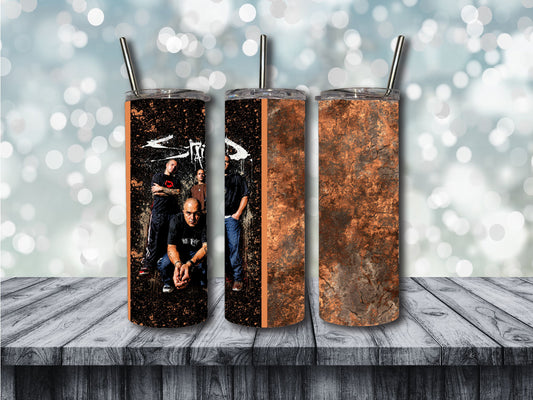 stained color tumbler