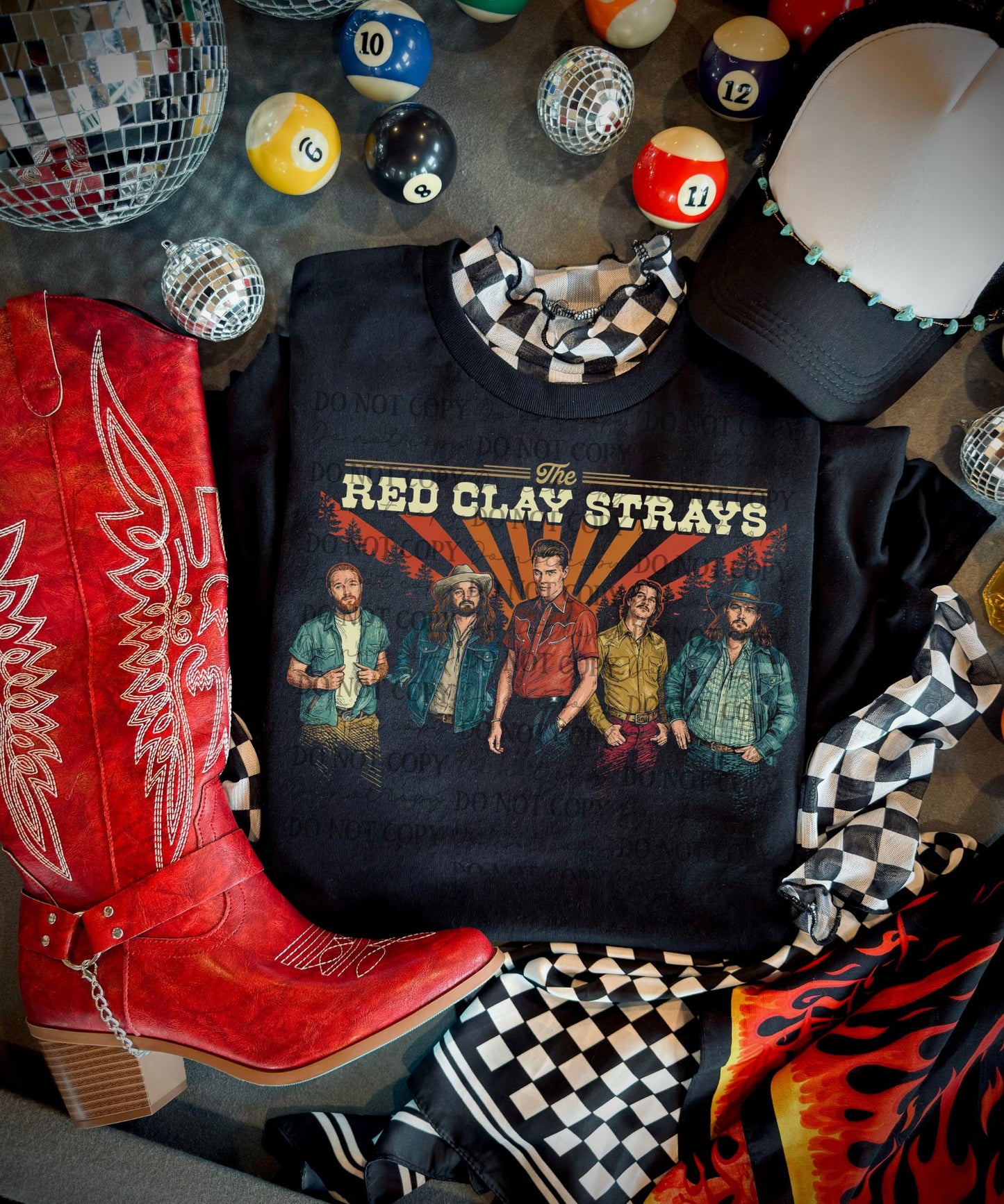 red clay strays dark tees only