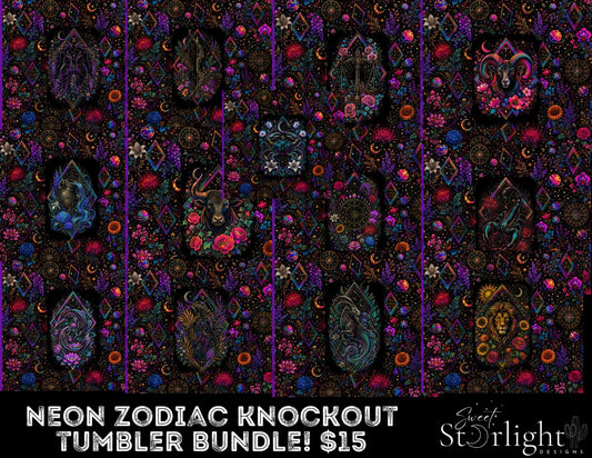 Neon Zodiac Tumbler Bundle