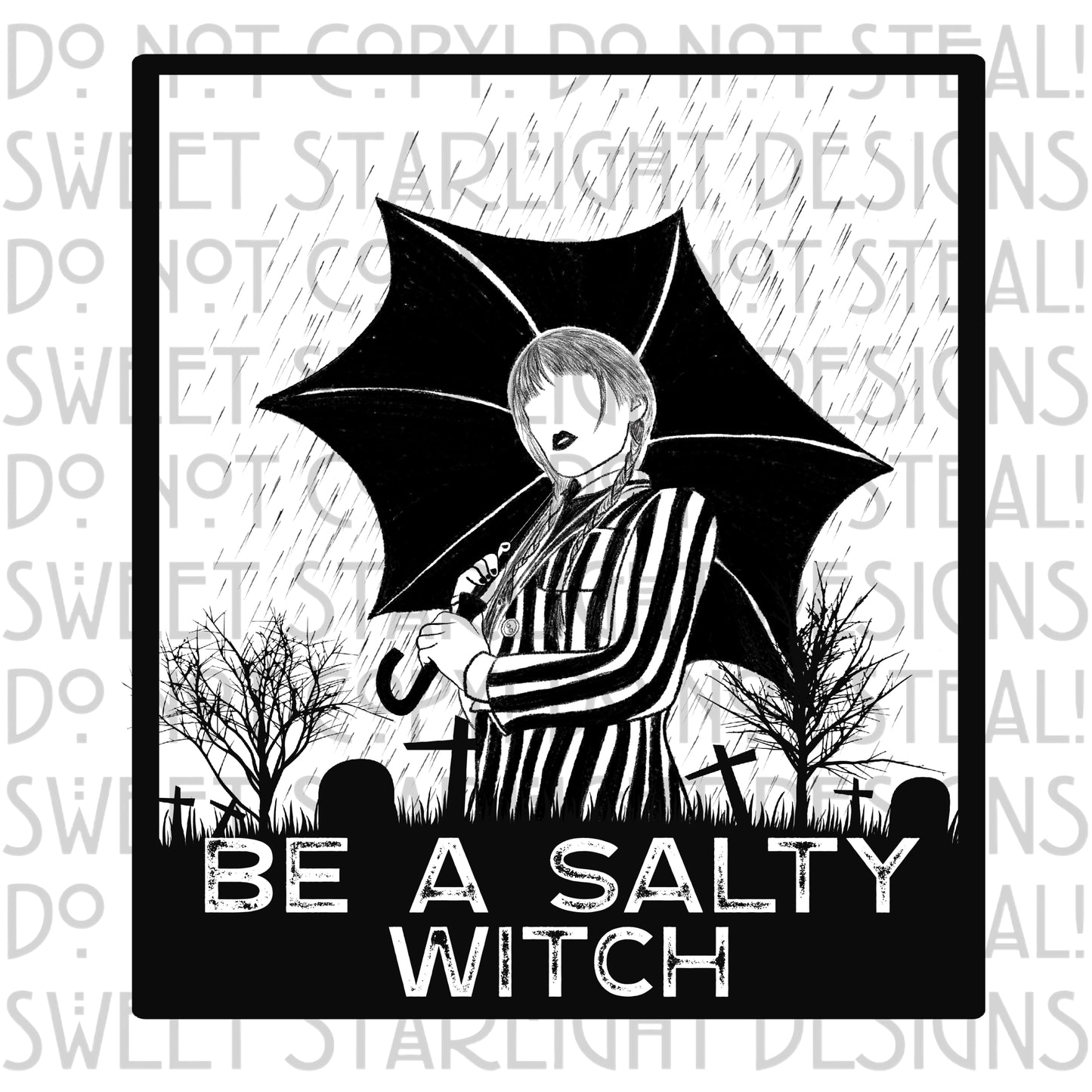 Salty Witch with matching tumbler