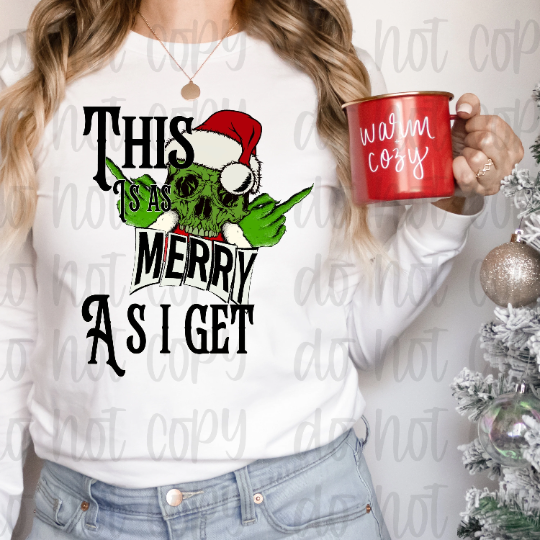This is as merry as I get