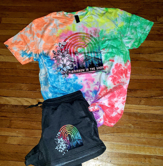 Rainbow in the dark png with bonus pocket design!