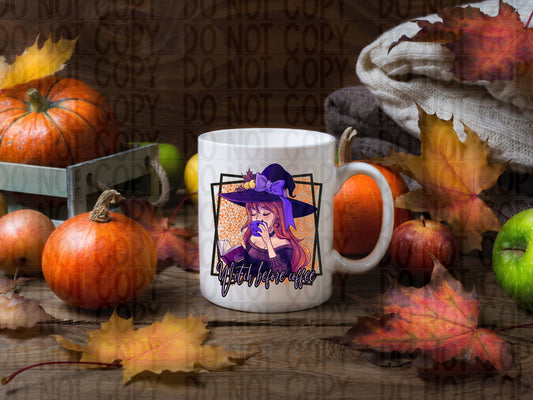 witch before coffee png