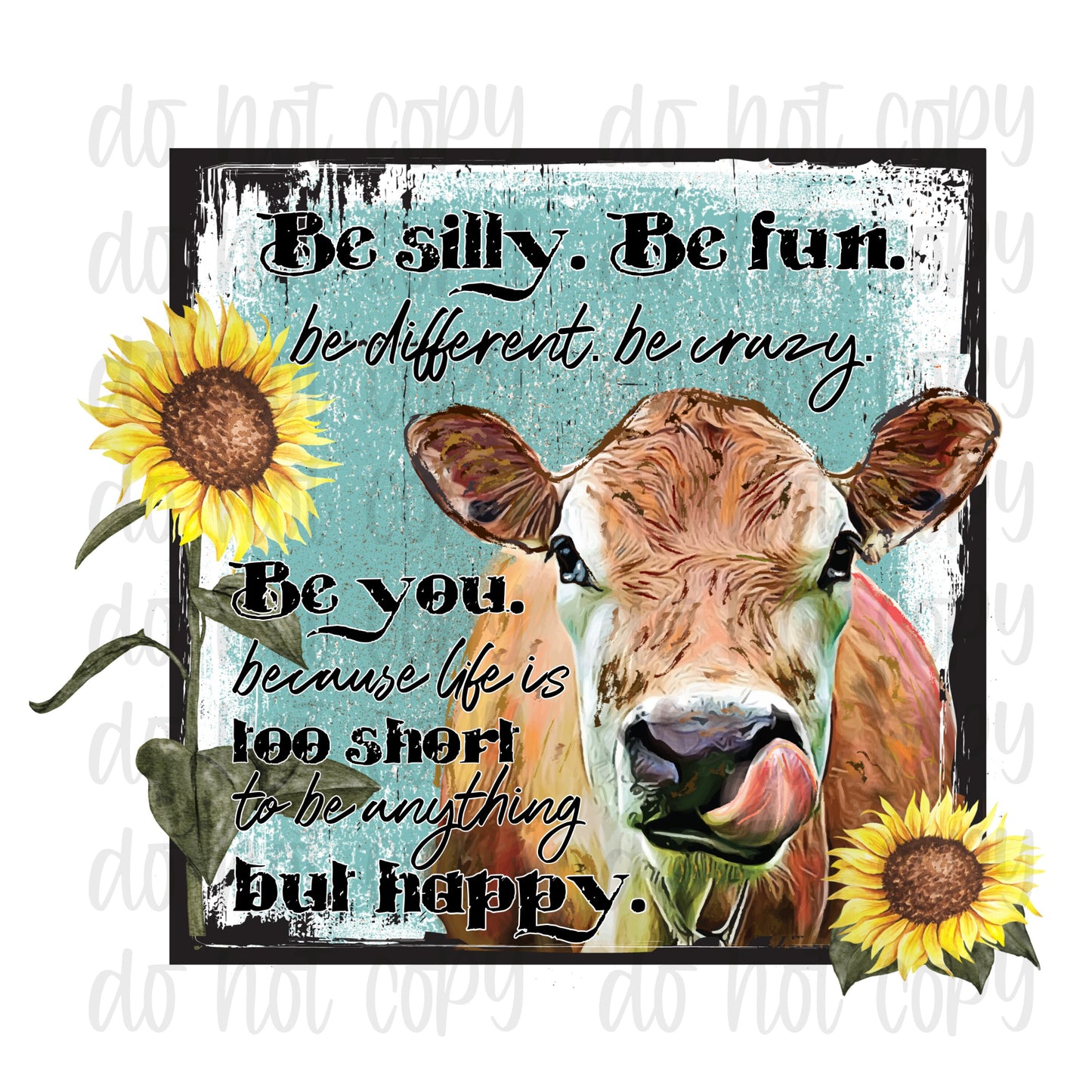 Be You Cow Design