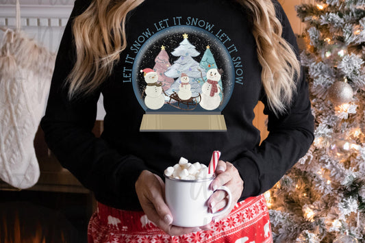 Let it snow snowglobe
