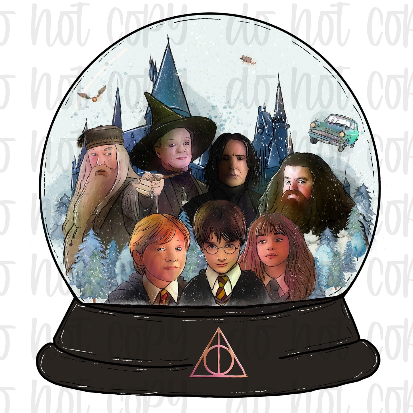 HP snow globe