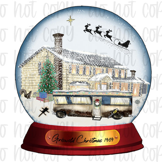 Christmas Vacation snow globe